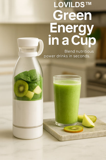 LOVILDS™ Rechargeable Juicer Bottle – Fresh Blends On-the-Go (Save 60% Today!)